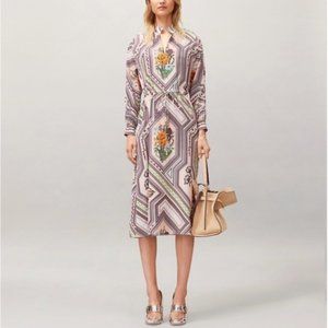 Tory Burch poppy printed flower maxi dress